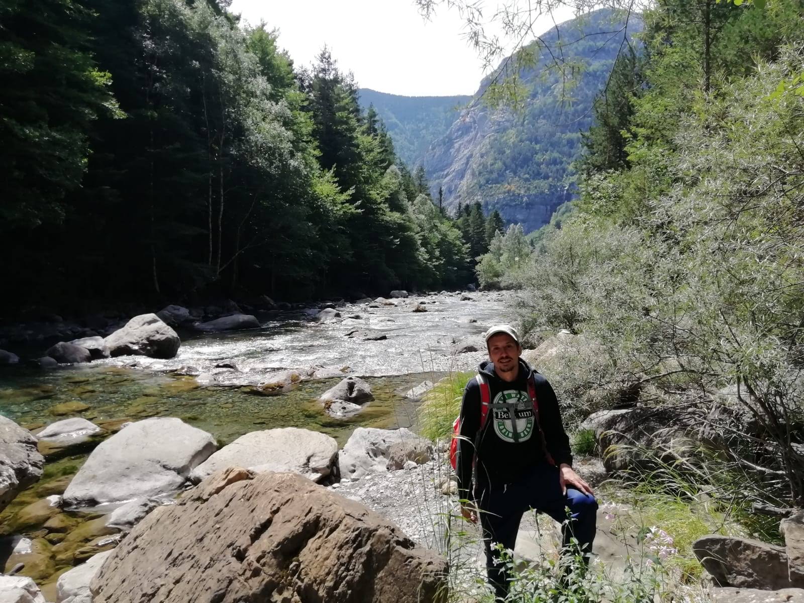 Rieka Ara v španielskych Pyrenejách