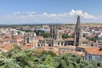 pohľad na Burgos z vyhliadky Mirador del Castillo